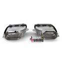 DOUBLES SORTIES ECHAPPEMENT NOIR SPORT PACK AMG MERCEDES CLASSE A W176 (05173)