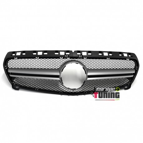 CALANDRE LIGNE A45 AMG SILVER POUR MERCEDES CLASSE A W176 2012-2015 PH1 (05174)