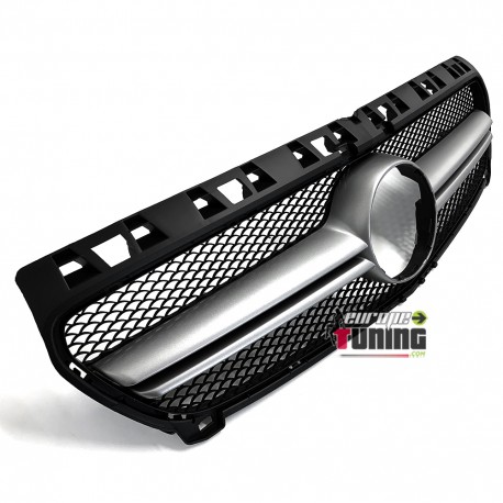 CALANDRE LIGNE A45 AMG SILVER POUR MERCEDES CLASSE A W176 2012-2015 PH1 (05174)