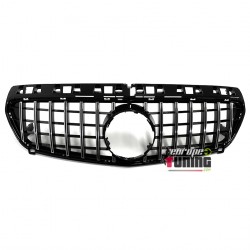 CALANDRE LIGNE AMG GT R NOIR ET CHROME POUR MERCEDES CLASSE A W176 2012-2015 PH1 (05176)