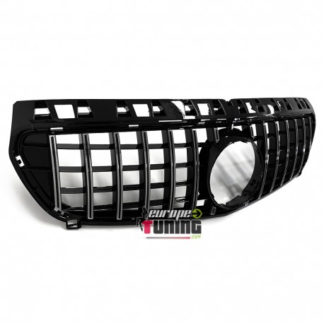 CALANDRE LIGNE AMG GT R NOIR ET CHROME POUR MERCEDES CLASSE A W176 2012-2015 PH1 (05176)