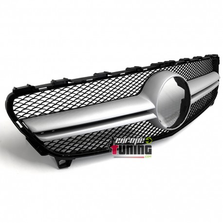 CALANDRE LIGNE A45 AMG SILVER POUR MERCEDES CLASSE A W176 2015-2018 PH2 (05178)