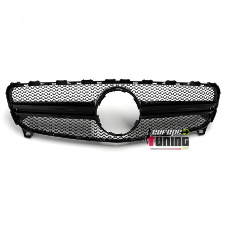 CALANDRE LIGNE A45 AMG NOIRE POUR MERCEDES CLASSE A W176 2015-2018 PH2 (05179)