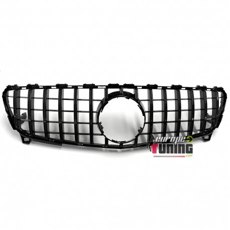 CALANDRE LIGNE AMG GT R FULL BLACK POUR MERCEDES CLASSE A W176 2015-2018 PH2 (05181)