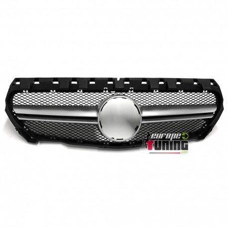 CALANDRE LIGNE A45 AMG SILVER POUR MERCEDES CLASSE CLA 117 2013-2016 PH1 (05189)