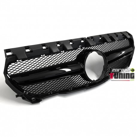 CALANDRE LIGNE A45 AMG FULL BLACK POUR MERCEDES CLASSE CLA 117 2013-2016 PH1 (05190)