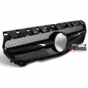 CALANDRE LIGNE A45 AMG FULL BLACK POUR MERCEDES CLASSE CLA 117 2013-2016 PH1 (05190)