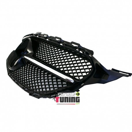 CALANDRE NOIRE CHROME SPORT LOOK AMG MERCEDES CLASSE C W205 (04499)