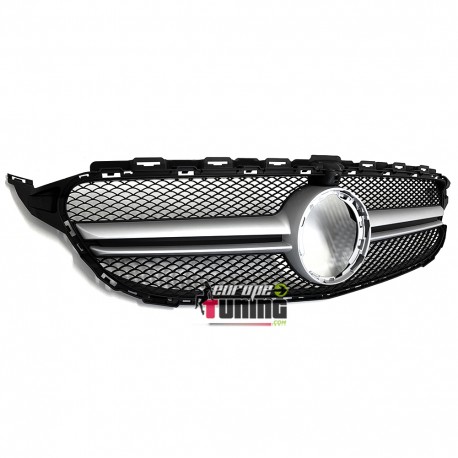 CALANDRE AMG C63 S SILVER MERCEDES CLASSE C 205 W205 C205 S205 2018- PH2 AVEC CAMERA (05203)