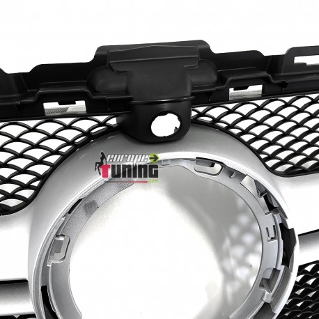 CALANDRE AMG C63 S SILVER MERCEDES CLASSE C 205 W205 C205 S205 2018- PH2 AVEC CAMERA (05203)