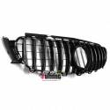 GRILLE CALANDRE SPORT NOIRE ET CHROME PACK GTR POUR MERCEDES CLASSE E W213 (04966)