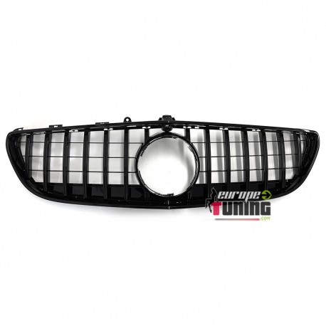 CALANDRE LIGNE GT AMG FULL BLACK MERCEDES CLS 218 2014-2018 PH2 AVEC CAMERA (05224)