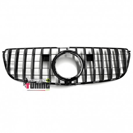 CALANDRE NOIRE ET CHROME LIGNE GT AMG POUR MERCEDES GL X166 2016-2019 PH2 (05235)