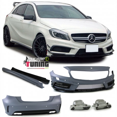 BODY KIT SPORT COMPLET LIGNE A 45 AMG POUR MERCEDES CLASSE A W176 (05242)