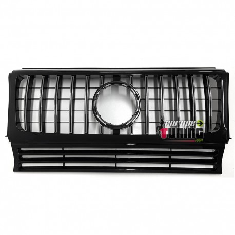 CALANDRE LIGNE AMG GT-R NOIRE ET CHROME MERCEDES CLASSE G W463 (05253)