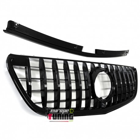 CALANDRE LIGNE AMG GT R FULL BLACK AVEC BAGUETTE MERCEDES VITO W447 2014 - (05258)