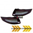 FEUX ROUGES NOIRS LED CLIGNOTANTS DYNAMIQUES PORSCHE 911 997 PH1 LOOK 991 (05265)