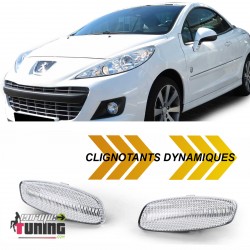 REPETITEURS CLIGNOTANTS LEDS DYNAMIQUES PEUGEOT 207 308 ...CITROEN C3 DS3 ...(05278)