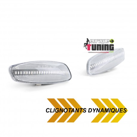 REPETITEURS CLIGNOTANTS LEDS DYNAMIQUES PEUGEOT 207 308 ...CITROEN C3 DS3 ...(05278)