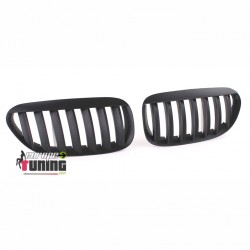 GRILLES CALANDRES SPORT NOIRES LARGES LAMES LOOK PACK M BMW SERIE 6 E63 E64 (05286)