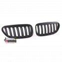 GRILLES CALANDRES SPORT NOIRES LARGES LAMES LOOK PACK M BMW SERIE 6 E63 E64 (05286)