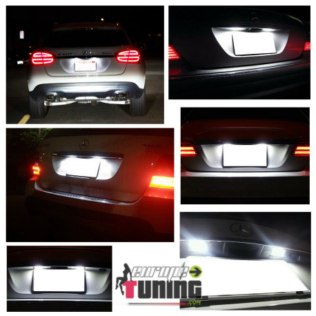 LEDS PLAQUE IMMATRICULATION MERCEDES W176 GLA X156 GLE W166 SLK R172 W447 VITO (05292)