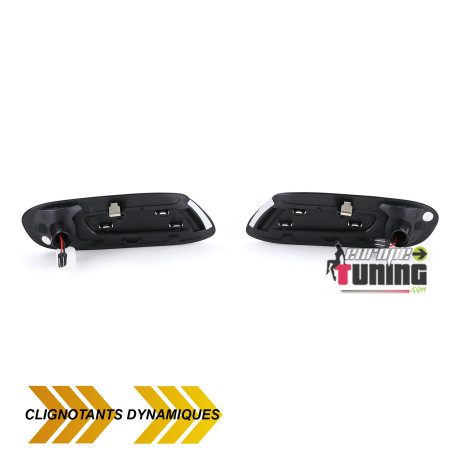 REPETITEURS - CLIGNOTANTS NOIRS A LED DYNAMIQUE MINI COOPER F55 F56 F57 (05297)