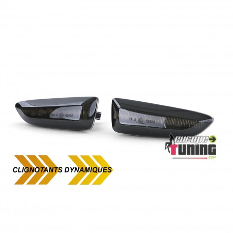 REPETITEURS NOIRS CLIGNOTANTS LED DYNAMIQUE OPEL ASTRA J ZAFIRA C ...(05299)