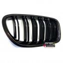 GRILLES CALANDRES SPORT DOUBLES LAMES LOOK CARBONE BMW SERIE 5 F10 ET F11 (05303)