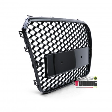 CALANDRE SPORT NOIRE BRILLANTE LIGNE RS5 AUDI A5 2011-2016 PH2 (05315)