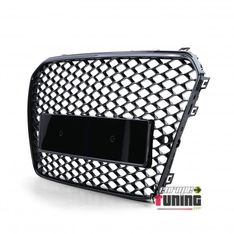 CALANDRE SPORT NOIRE BRILLANTE LIGNE RS5 AUDI A5 2011-2016 PH2 (05315)