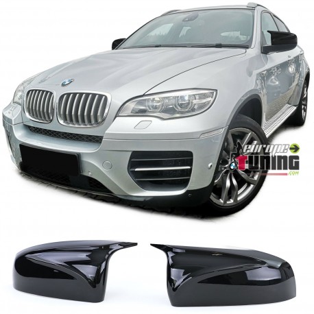 COQUES RETROVISEURS NOIR SPORT DESIGN PACK M BMW X5 E70 & X6 E71 (05335)