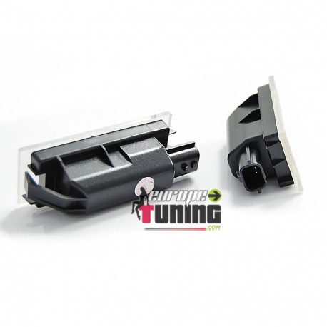 LEDS PLAQUE IMMATRICULATION 6000K RENAULT TWINGO 2 CLIO 3 MEGANE LAGUNA...(05338)