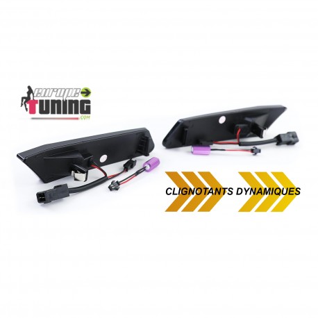 REPETITEURS NOIRS CLIGNOTANTS LEDS DYNAMIQUES PORSCHE 911 BOXTER CAYMAN (05340)
