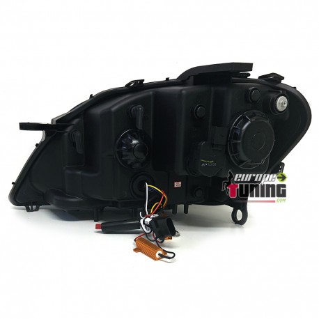 PHARES NOIRS FEUX CLIGNOTANTS LED DYNAMIQUES MERCEDES ML W164 2005-2008 PH1 (05352)