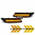 REPETITEURS NOIRS CLIGNOTANTS LEDS DYNAMIQUES PORSCHE 911 BOXTER CAYMAN (05340)