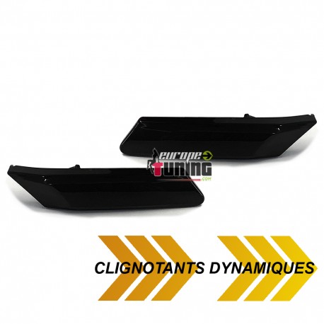 REPETITEURS NOIRS CLIGNOTANTS LEDS DYNAMIQUES PORSCHE 911 BOXTER CAYMAN (05340)