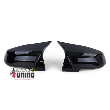 COQUES DE RETROVISEURS NOIRES LIGNE PACK M BMW F20 F30 F31 F32 F33 F34 F36 X1 (05358)