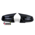 COQUES DE RETROVISEURS NOIRES LIGNE PACK M BMW F20 F30 F31 F32 F33 F34 F36 X1 (05358)