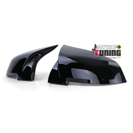 COQUES DE RETROVISEURS NOIRES LIGNE PACK M BMW F20 F30 F31 F32 F33 F34 F36 X1 (05358)
