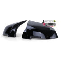 COQUES DE RETROVISEURS NOIRES LIGNE PACK M BMW F20 F30 F31 F32 F33 F34 F36 X1 (05358)