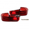 FEUX LED ROUGE BMW SERIE 3 F30 LOOK PHASE 2 POUR PHASE 1 2011-2015 (05364)