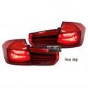 FEUX LED ROUGE BMW SERIE 3 F30 LOOK PHASE 2 POUR PHASE 1 2011-2015 (05364)