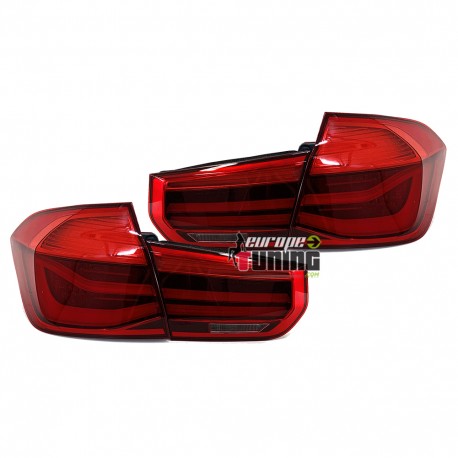 FEUX LED ROUGE BMW SERIE 3 F30 LOOK PHASE 2 POUR PHASE 1 2011-2015 (05364)