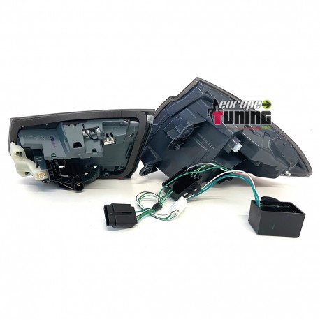 FEUX LED GRIS BMW SERIE 3 F30 LOOK PHASE 2 POUR PHASE 1 2011-2015 (05366)