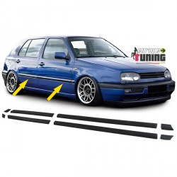 BAGUETTES LATERALES DE PROTECTION POUR VW GOLF 3 (05380)