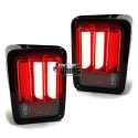 FEUX SPORT NOIRS TUBES LED CELIS JEEP WRANGLER JK 2007-2018 (05384)