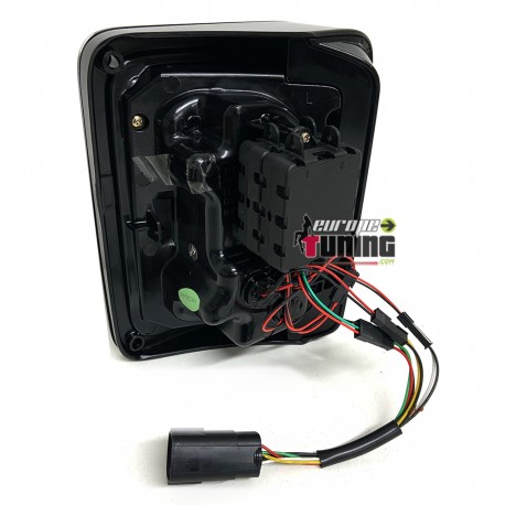 FEUX SPORT NOIRS TUBES LED CELIS JEEP WRANGLER JK 2007-2018 (05384)