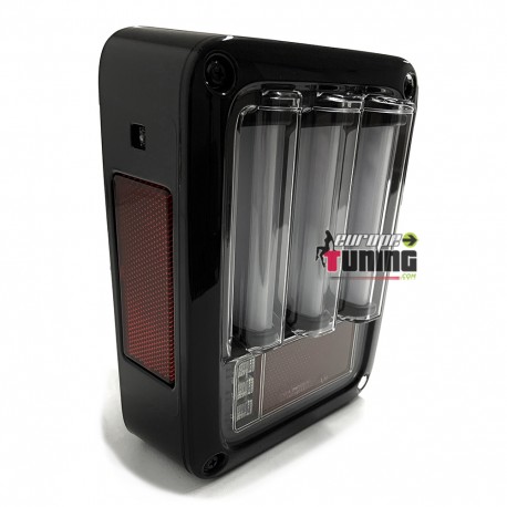 FEUX SPORT NOIRS TUBES LED CELIS JEEP WRANGLER JK 2007-2018 (05384)