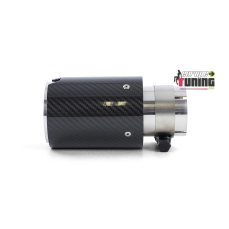 SORTIE SILENCIEUX ECHAPPEMENT SPORT CARBONE LOOK PACK M V8 UNIVERSELLE BMW (05388)